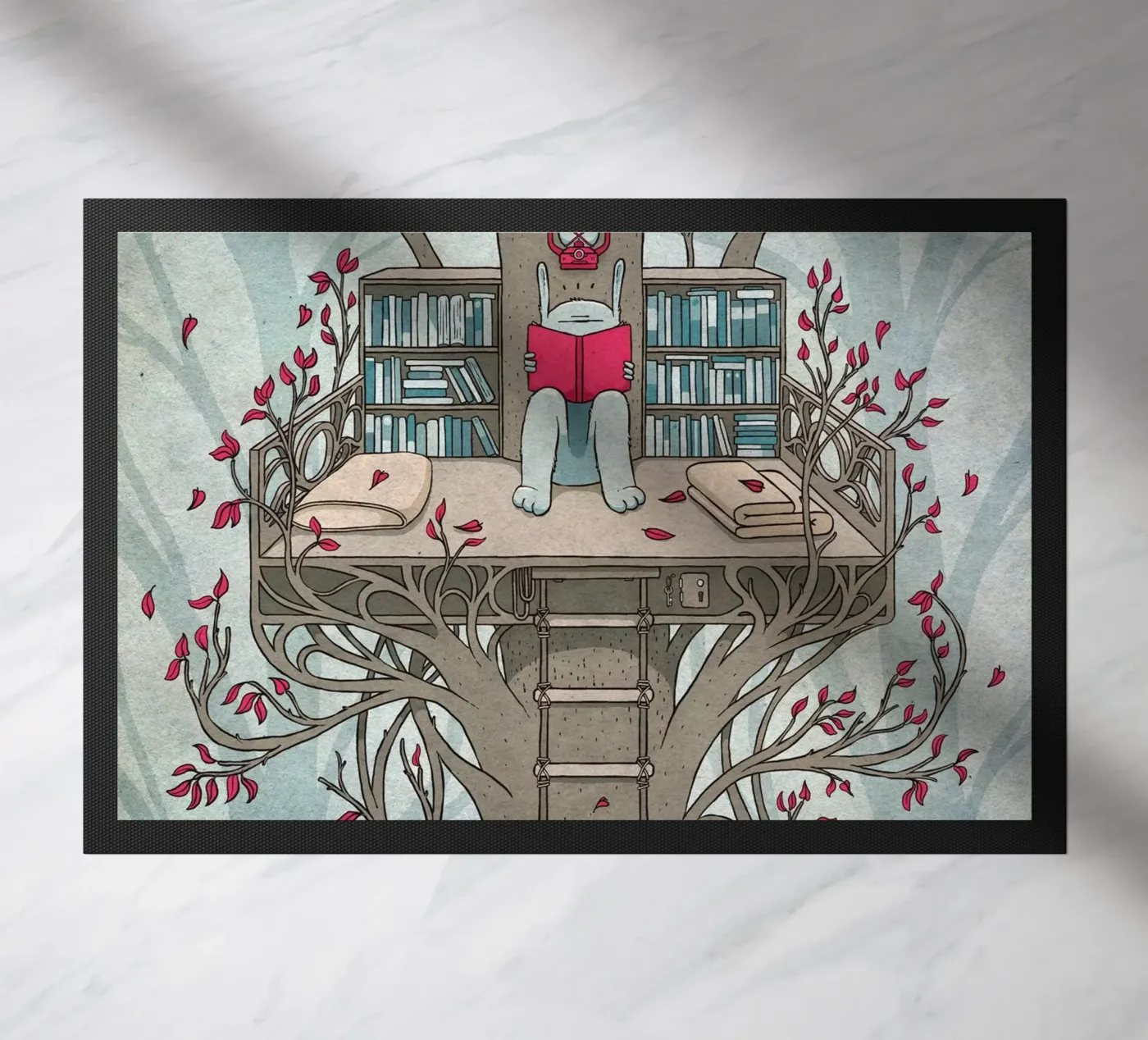 TreeHouse deurmat van Kuba Gornowicz