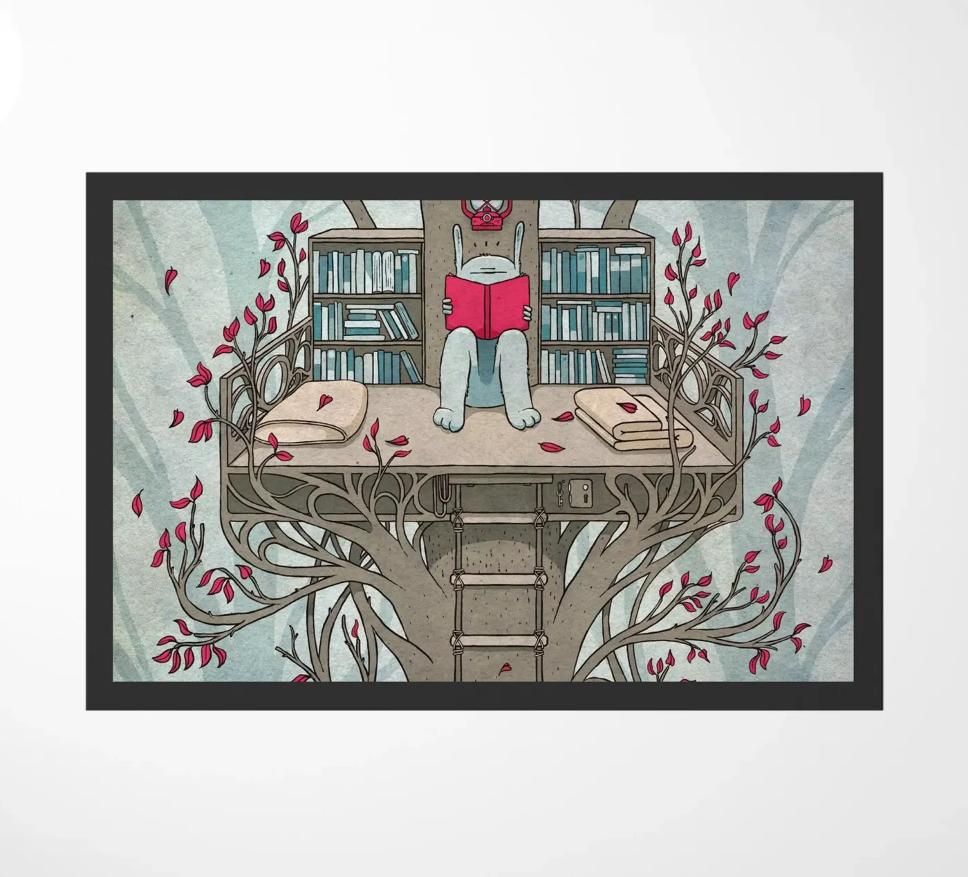 TreeHouse deurmat van Kuba Gornowicz