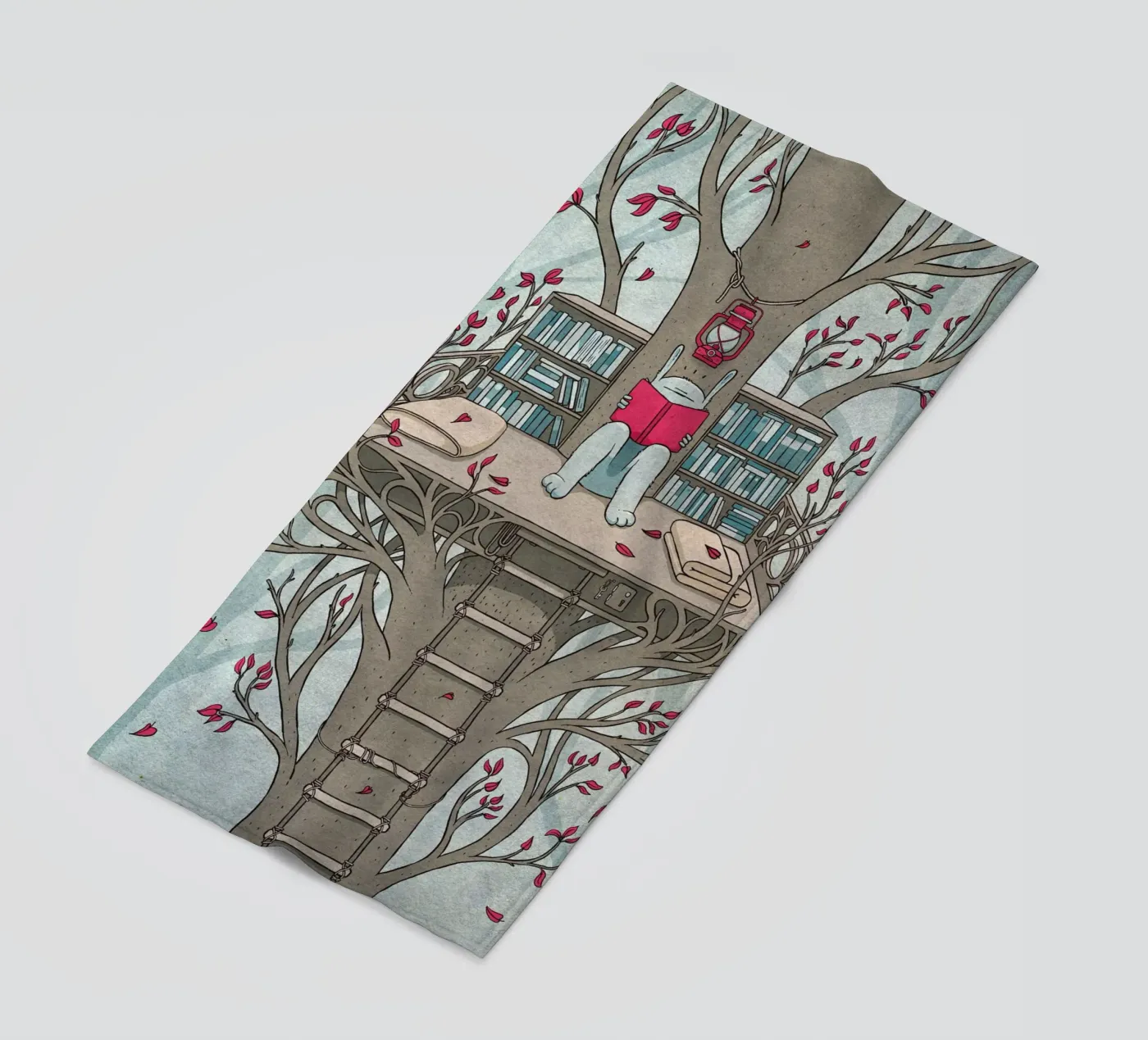 TreeHouse strandhanddoek van Kuba Gornowicz