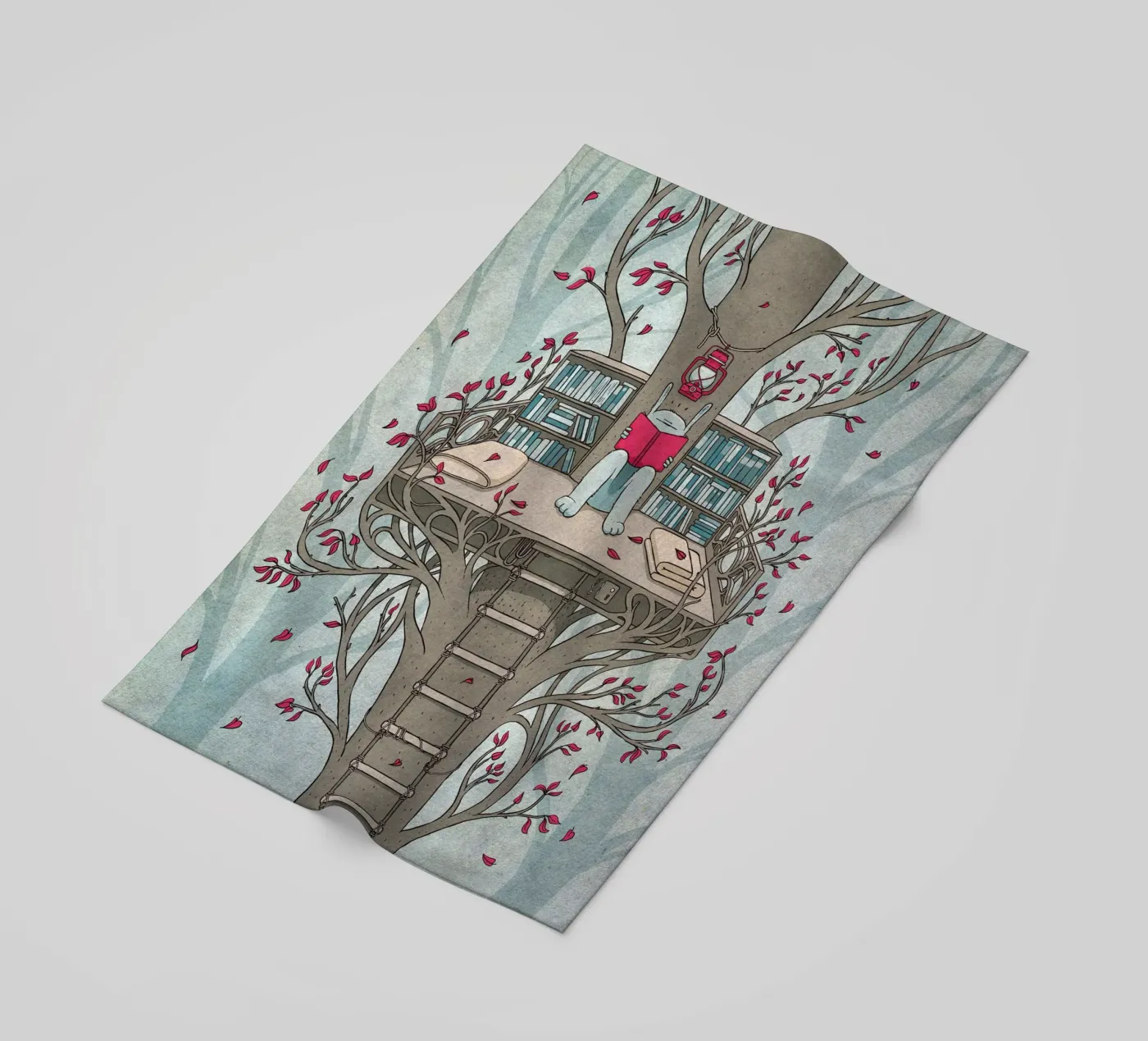 TreeHouse strandhanddoek van Kuba Gornowicz