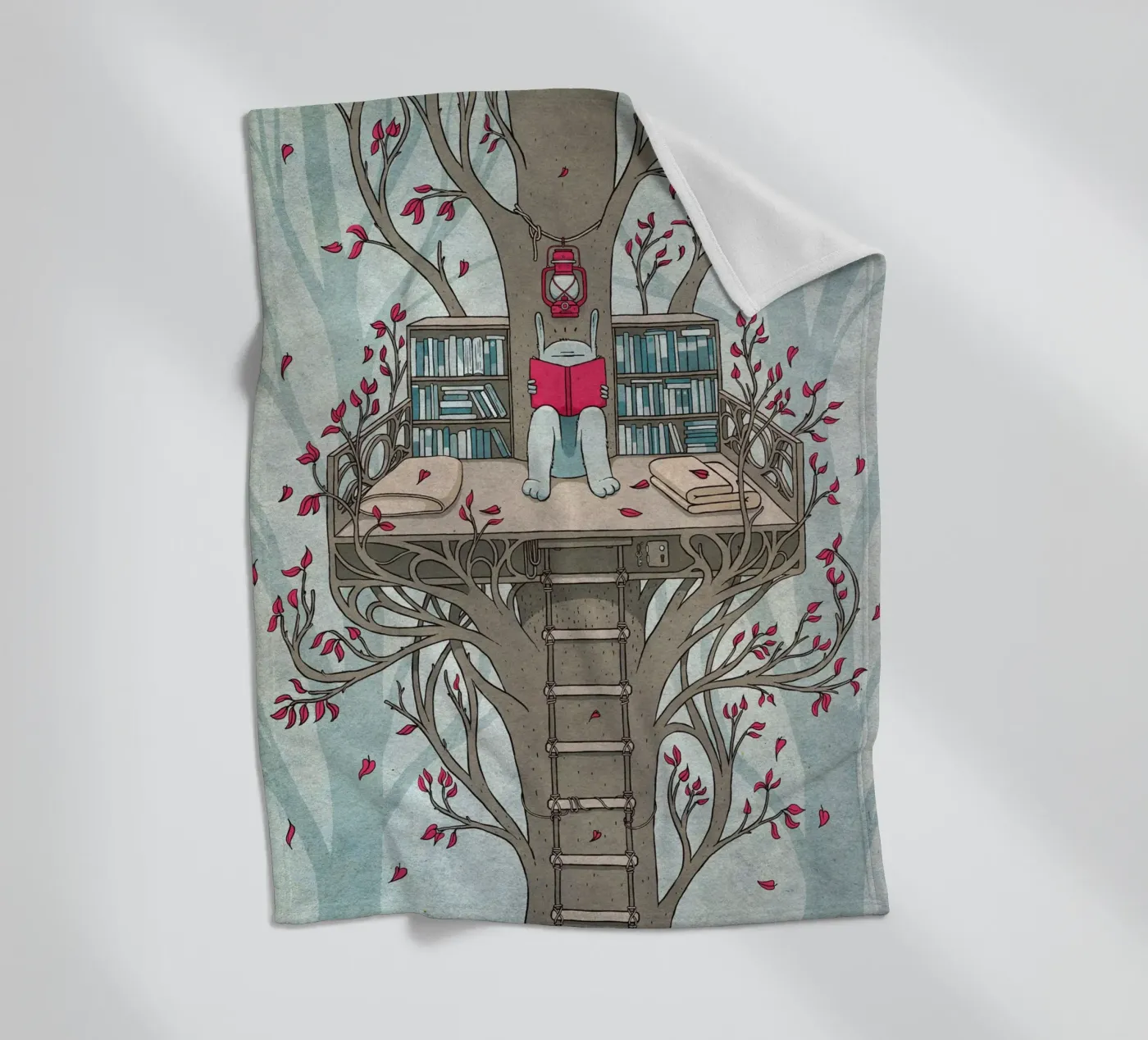 TreeHouse Fleecedecke von Kuba Gornowicz