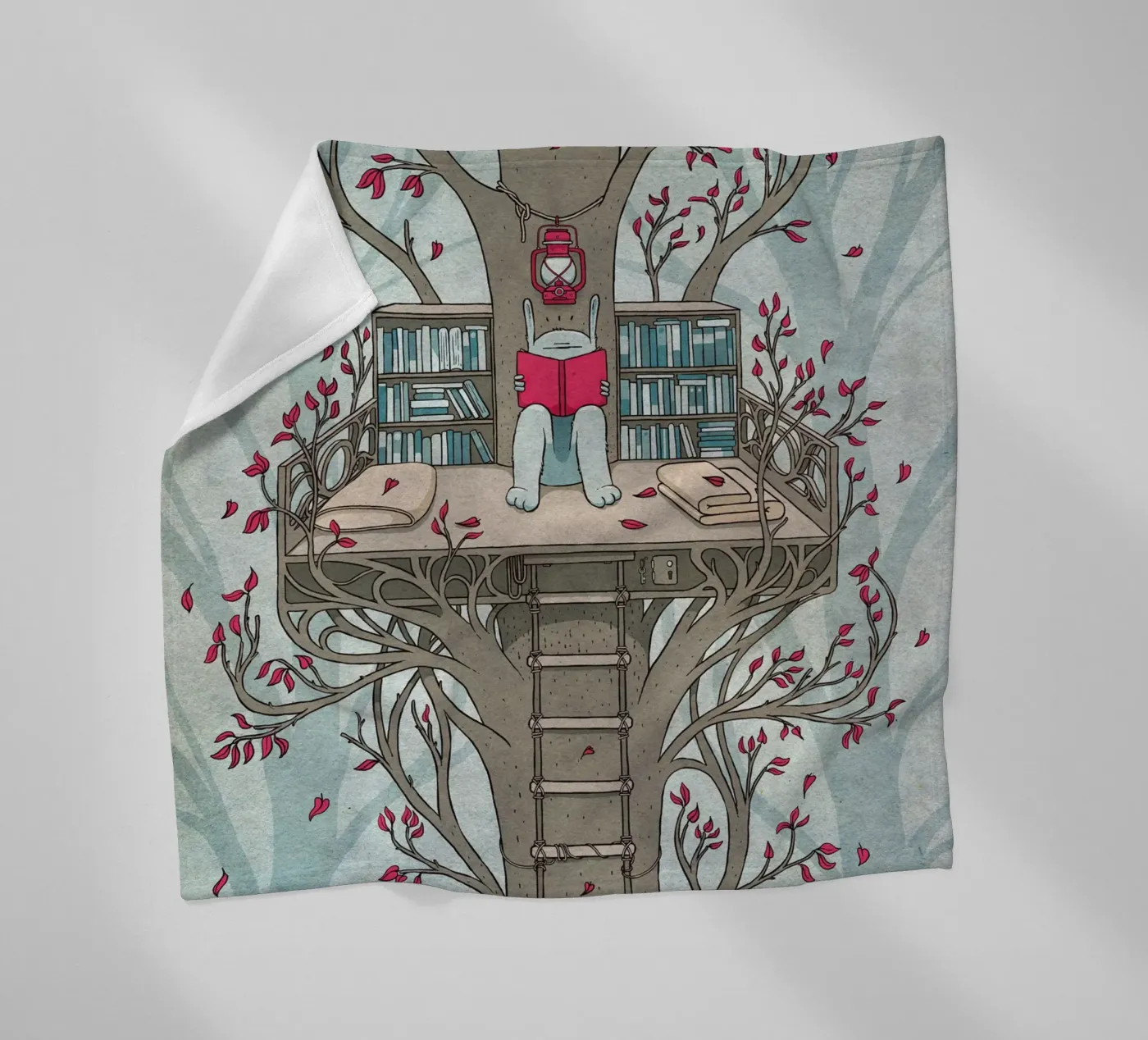 TreeHouse Fleecedecke von Kuba Gornowicz