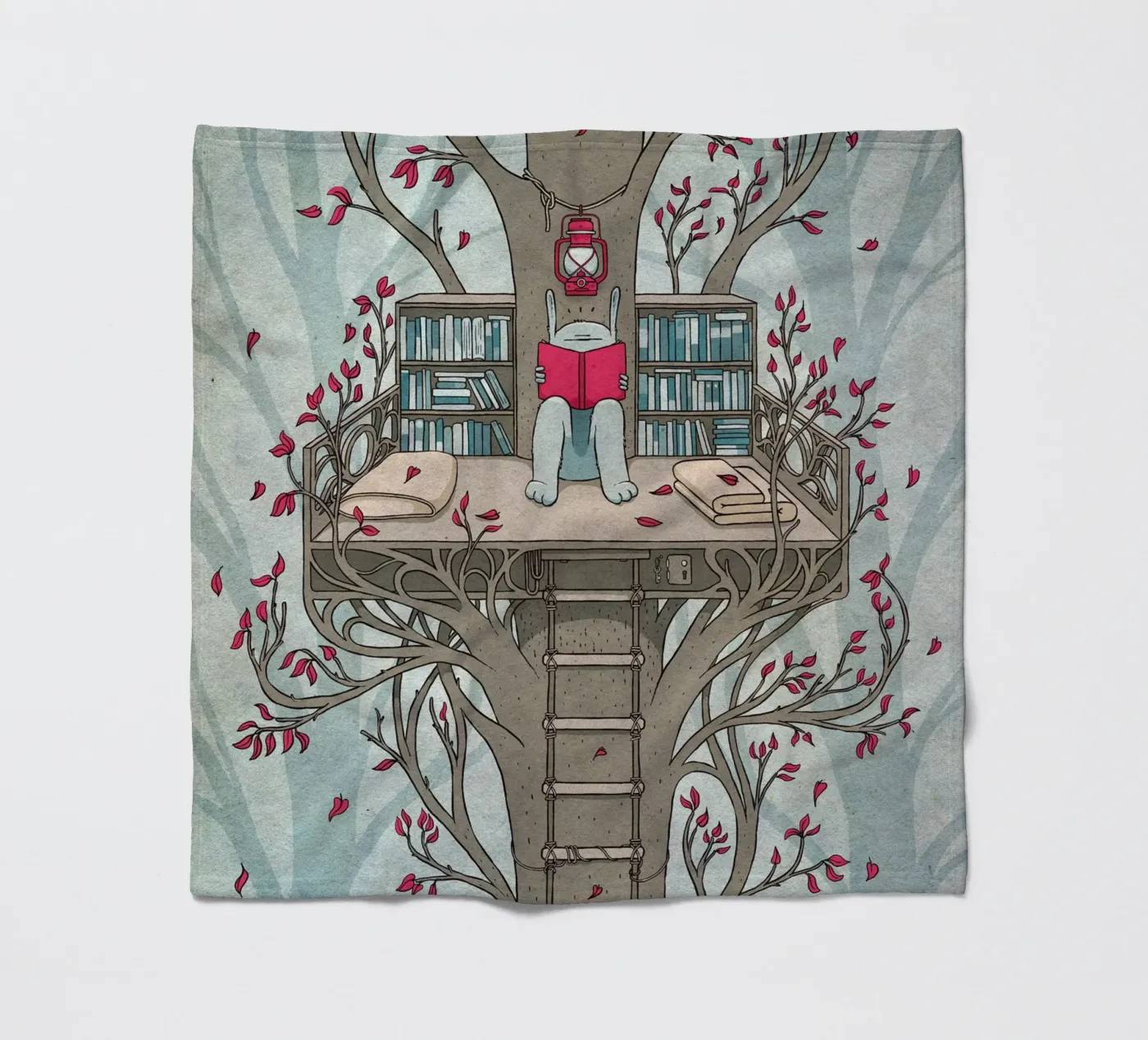 TreeHouse Fleecedecke von Kuba Gornowicz