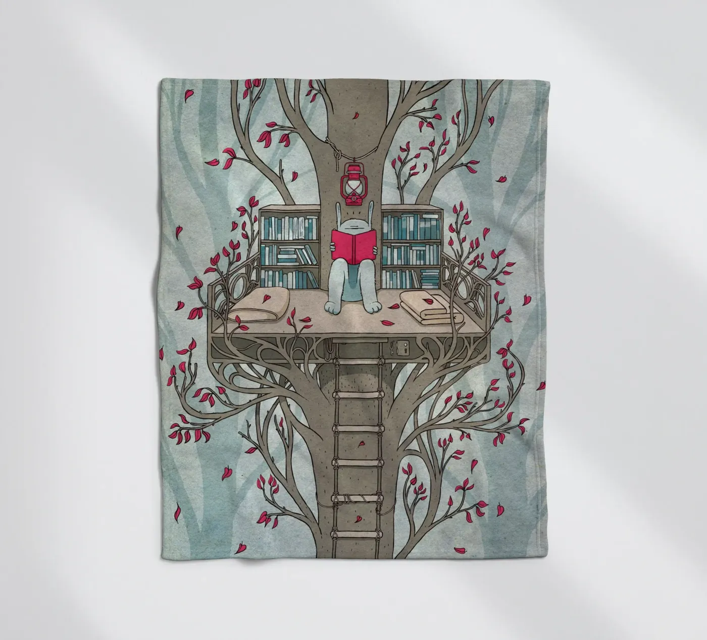 TreeHouse Fleecedecke von Kuba Gornowicz