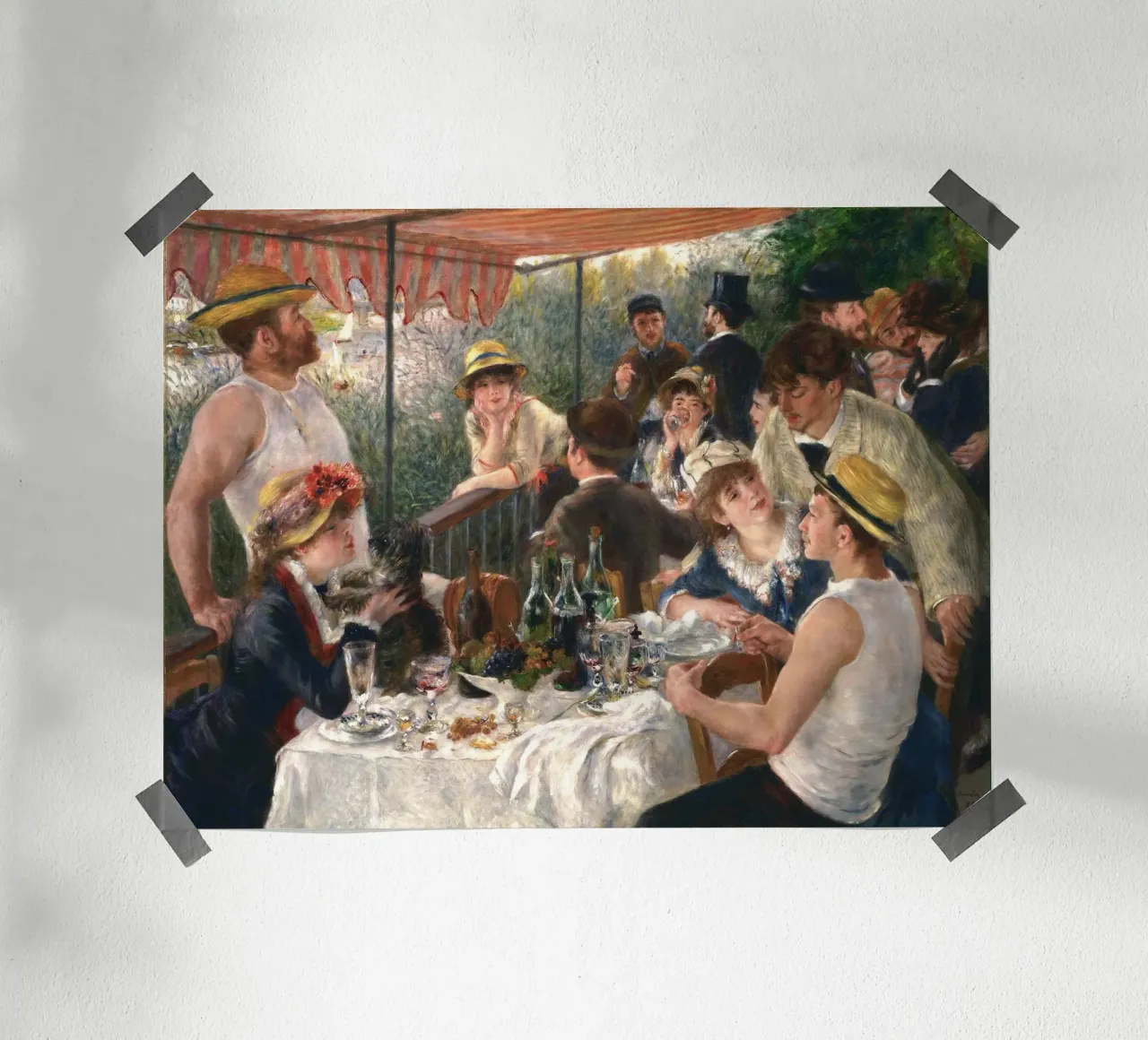 Luncheon of the Boating Party - Renoir poster da apoloprints