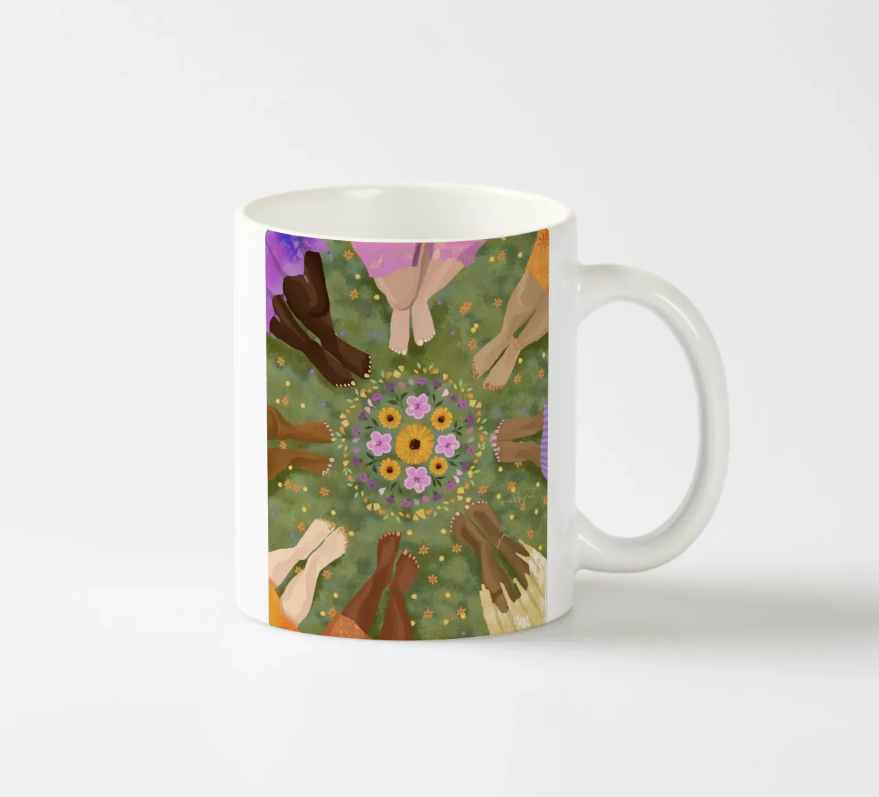 legs circle tazza in ceramica da comura