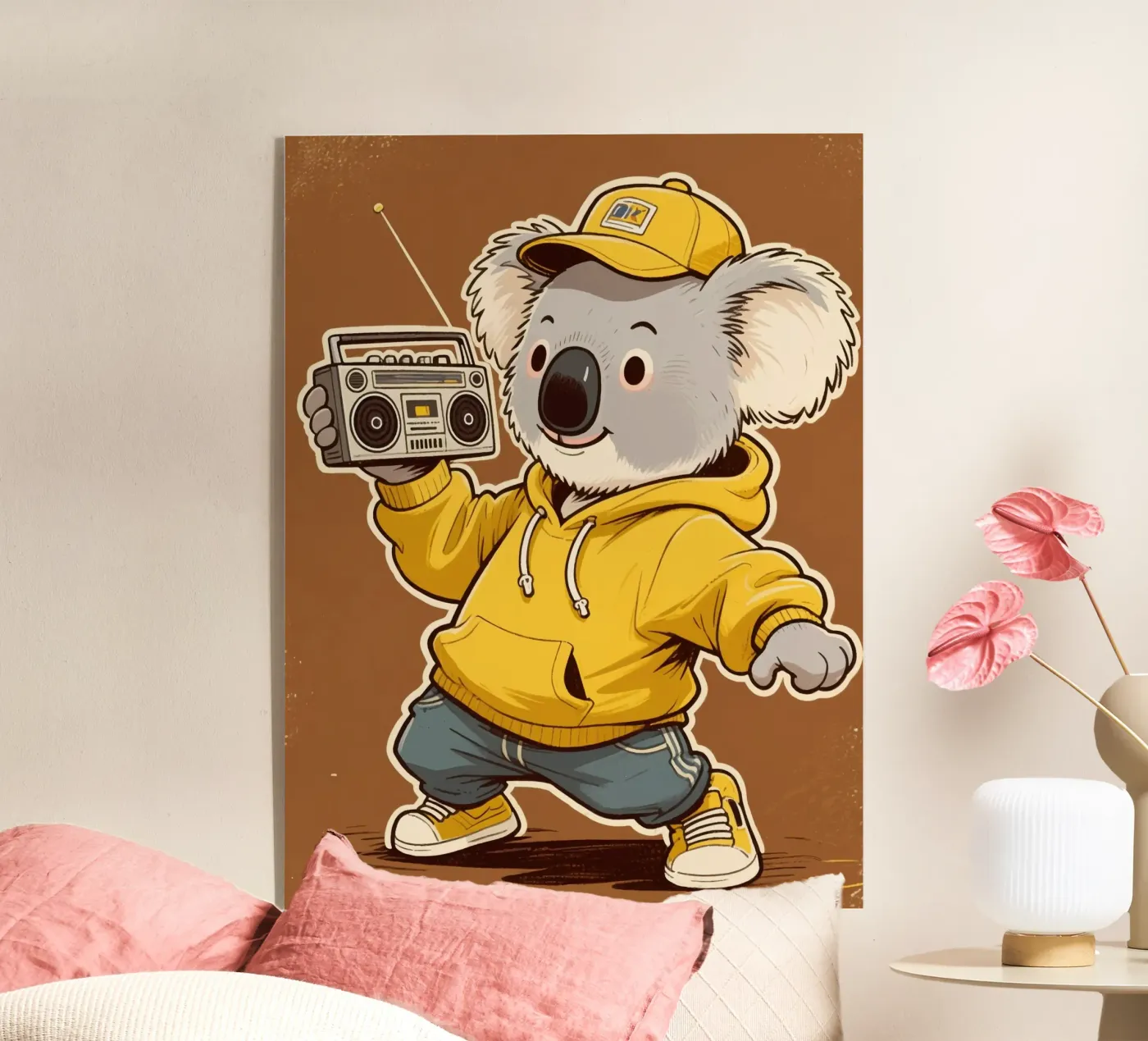 Koala Rapper Acryl-Glas von knowledge