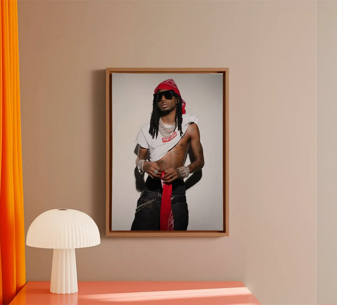 Carte Playboi Supreme tela con Cornice a cassetta da Darrunham