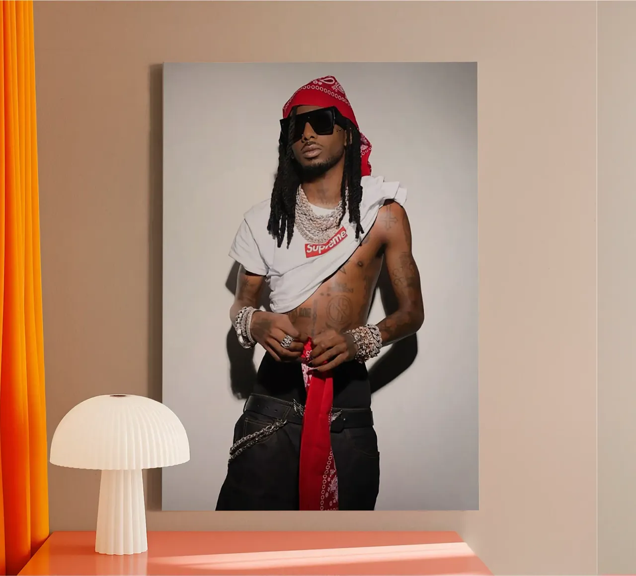Carte Playboi Supreme tela con Cornice a cassetta da Darrunham