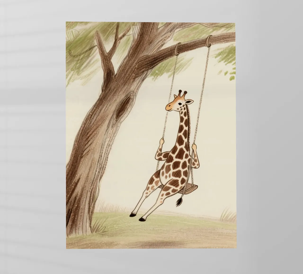 Playing Giraffe pellicola backlit da knowledge