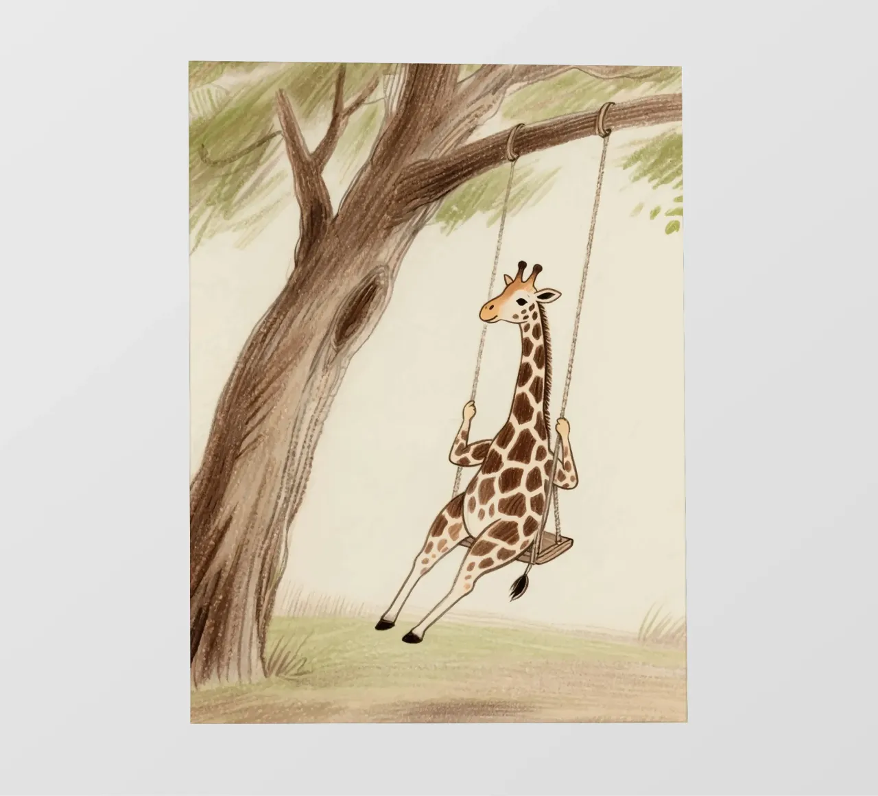 Playing Giraffe pellicola backlit da knowledge