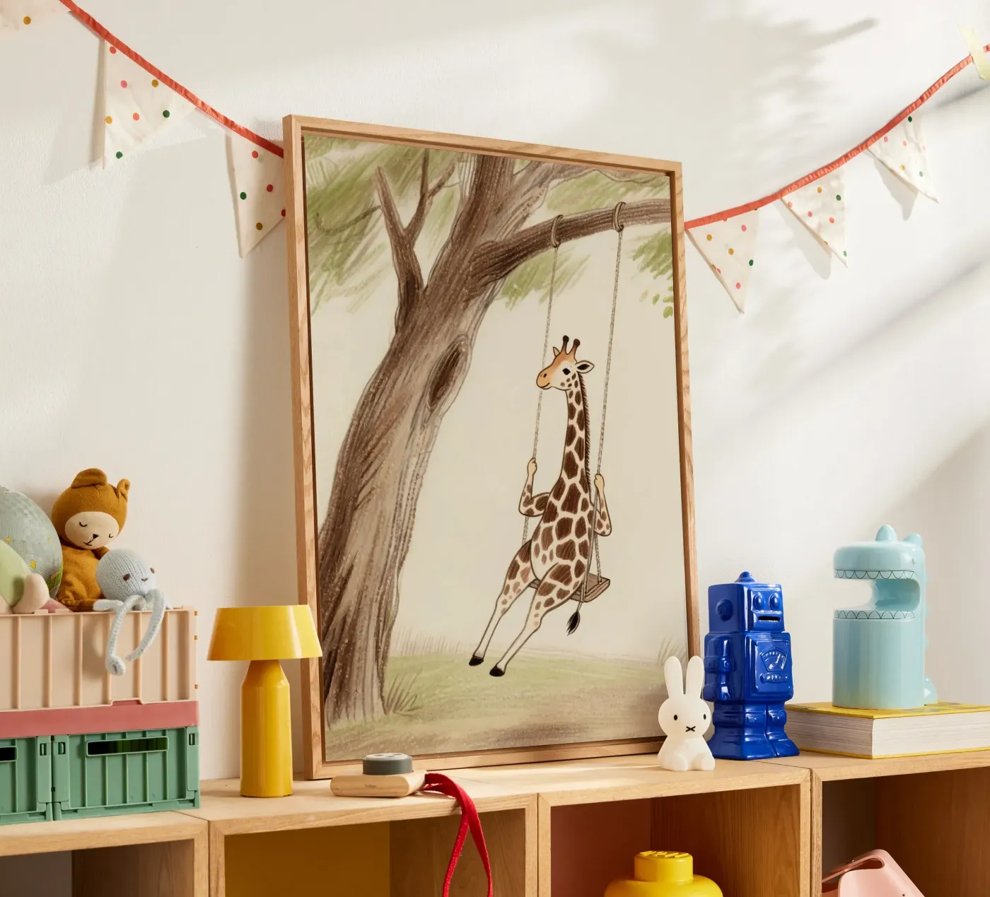 Playing Giraffe acryl van knowledge