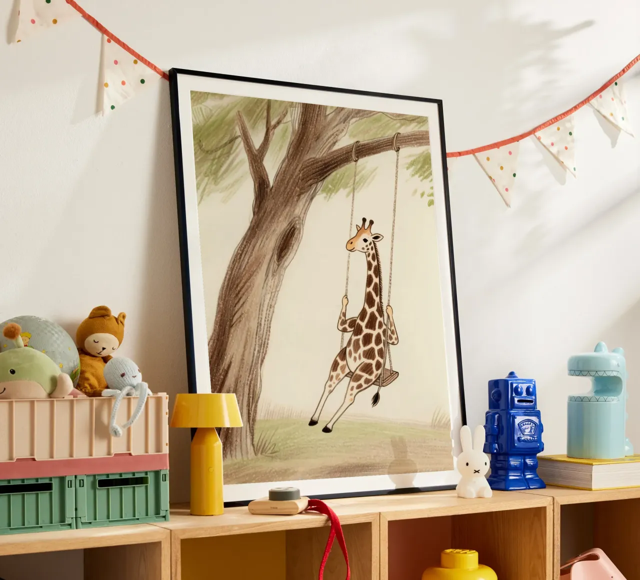 Playing Giraffe poster da knowledge