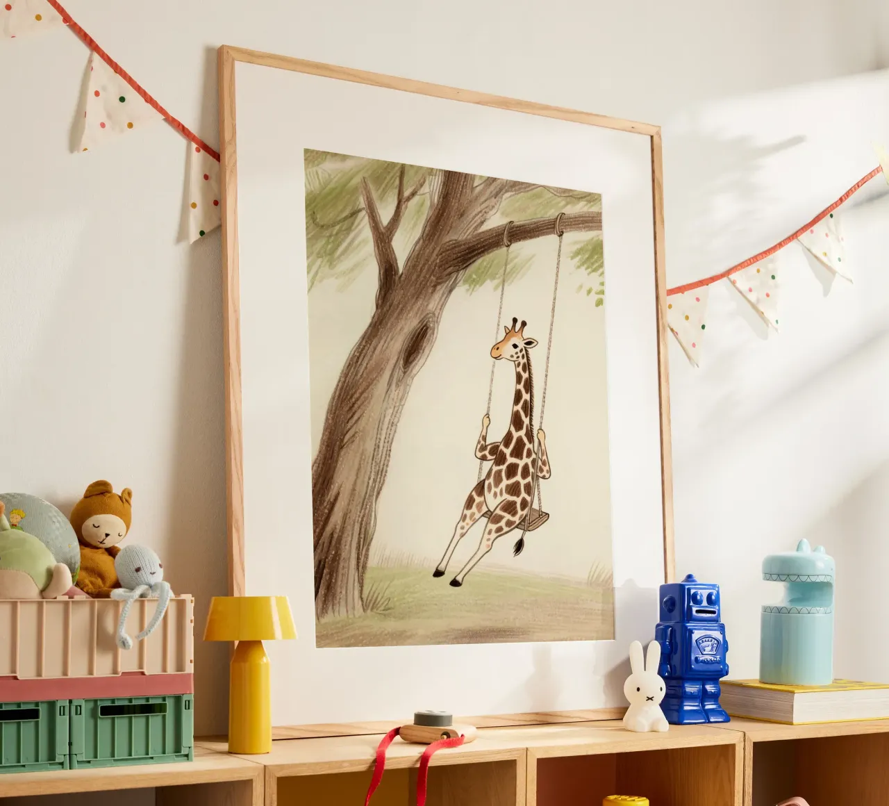 Playing Giraffe poster da knowledge