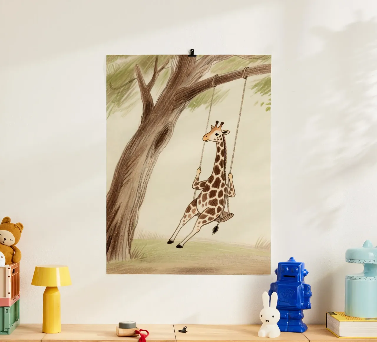 Playing Giraffe poster da knowledge
