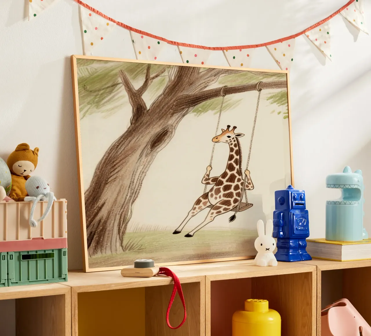 Playing Giraffe poster da knowledge