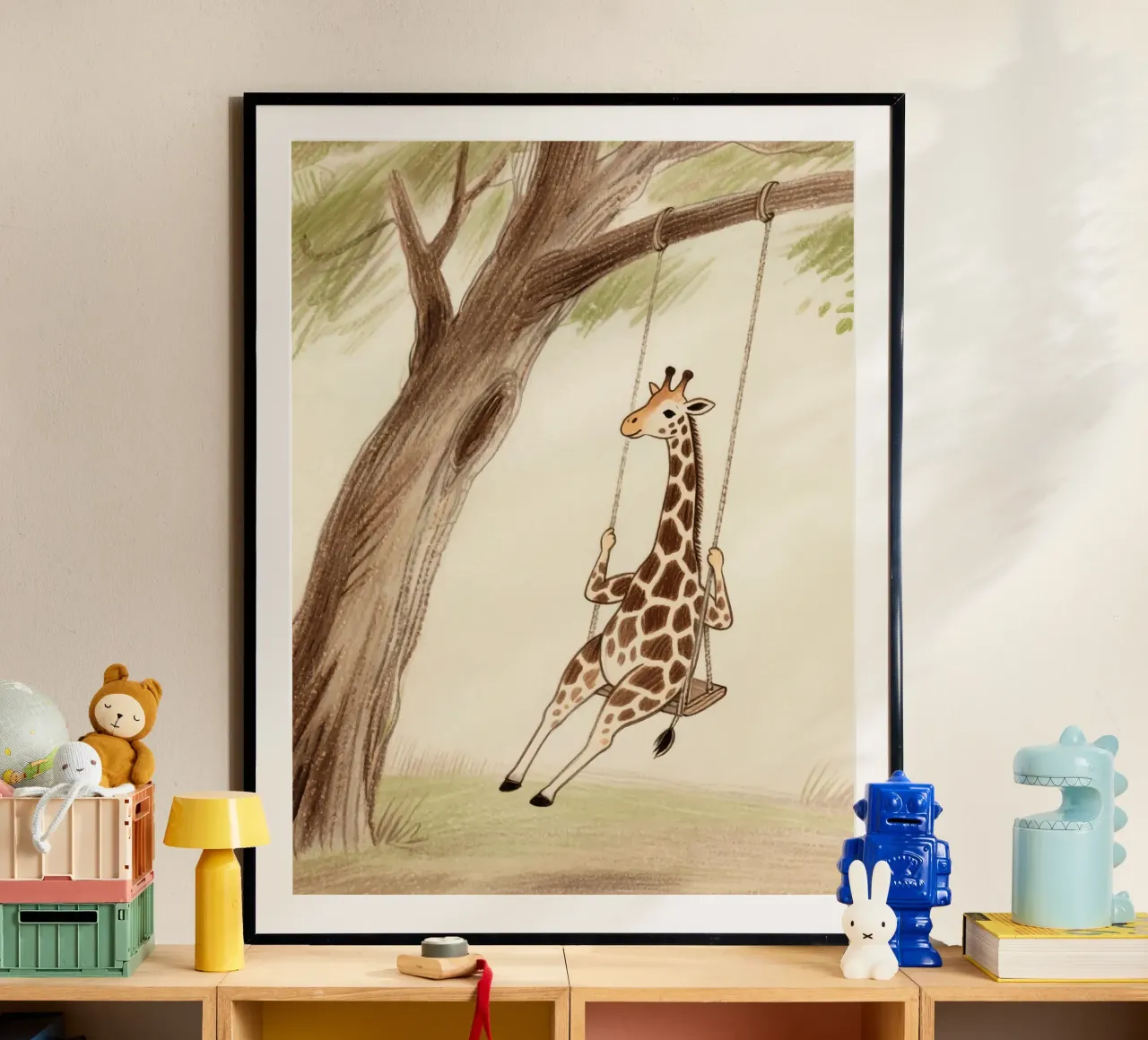 Playing Giraffe poster da knowledge