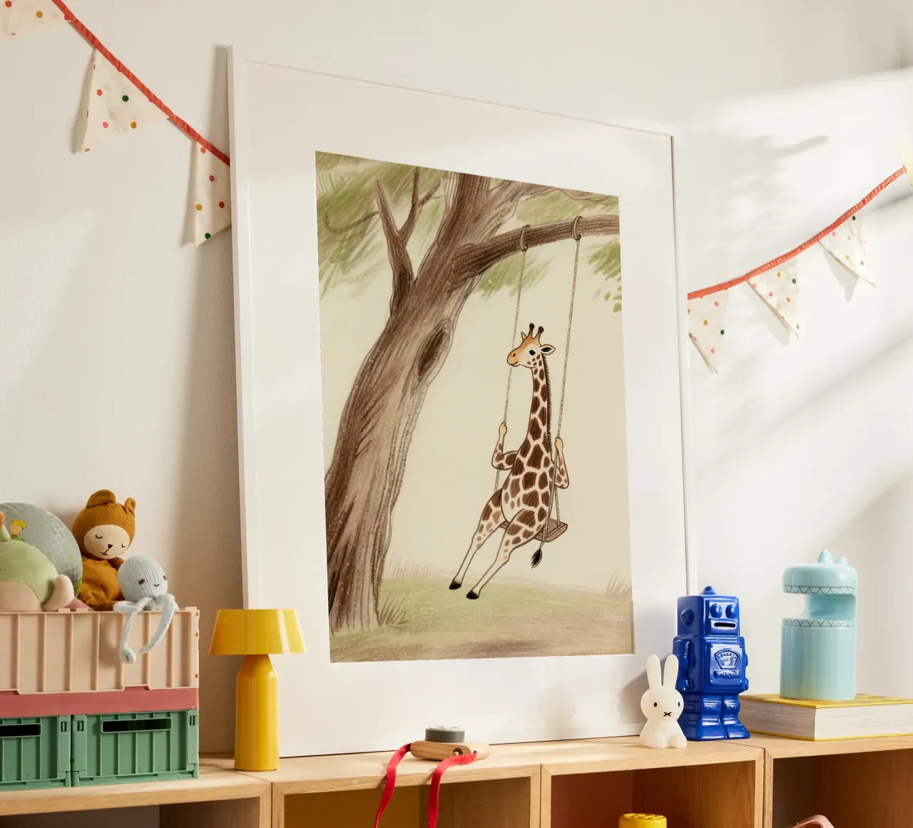 Playing Giraffe poster da knowledge