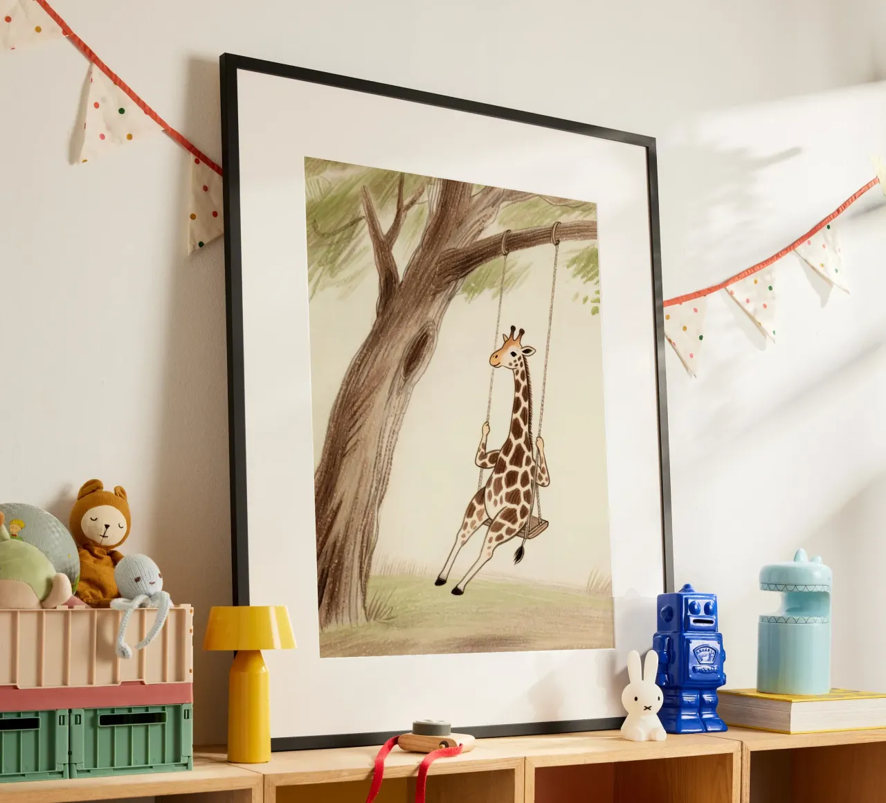 Playing Giraffe poster da knowledge