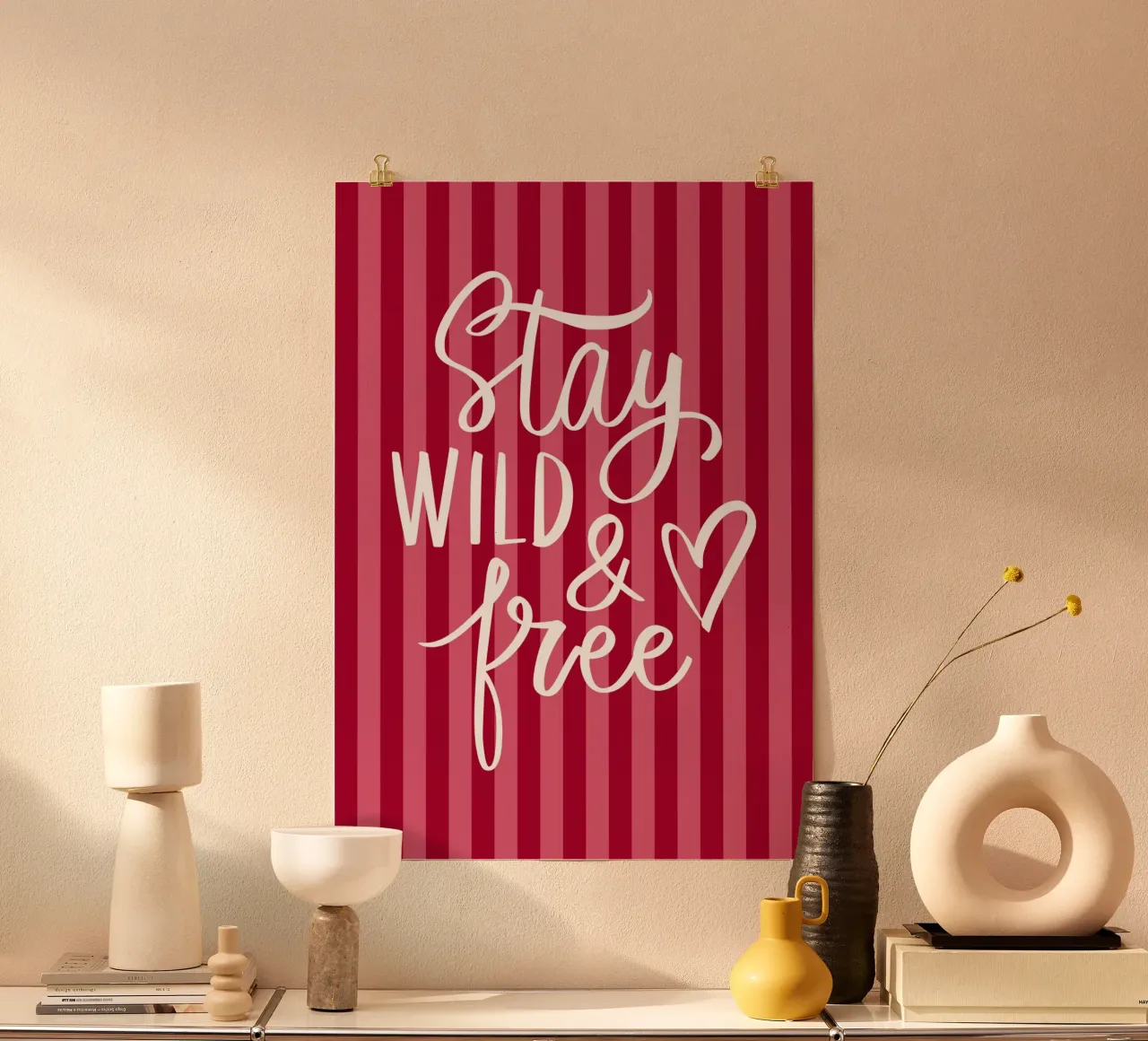 Cita salvaje y libre poster de The Art Club