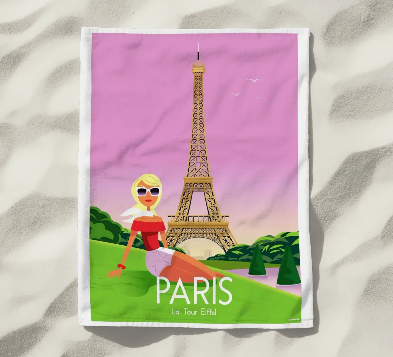 Parigi, la Torre Eiffel telo mare da Raphaël Delerue