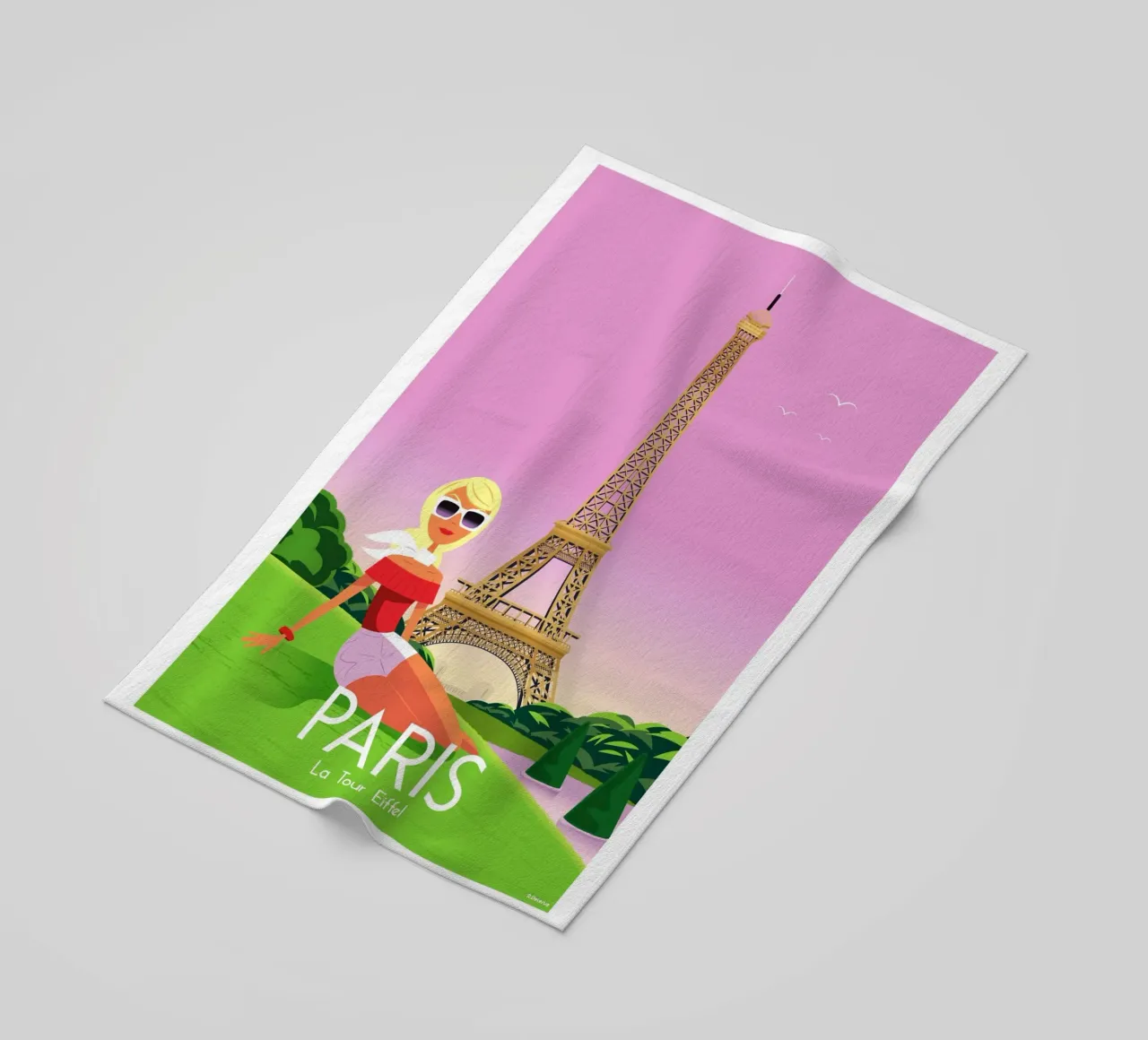 Parigi, la Torre Eiffel telo mare da Raphaël Delerue