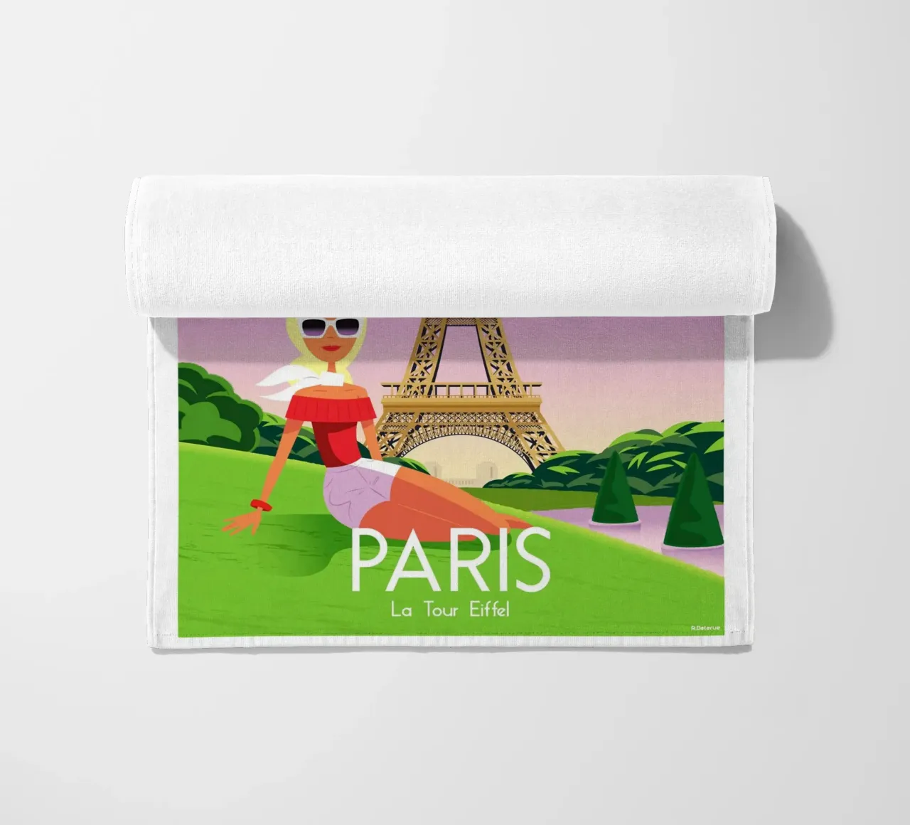 Parigi, la Torre Eiffel telo mare da Raphaël Delerue