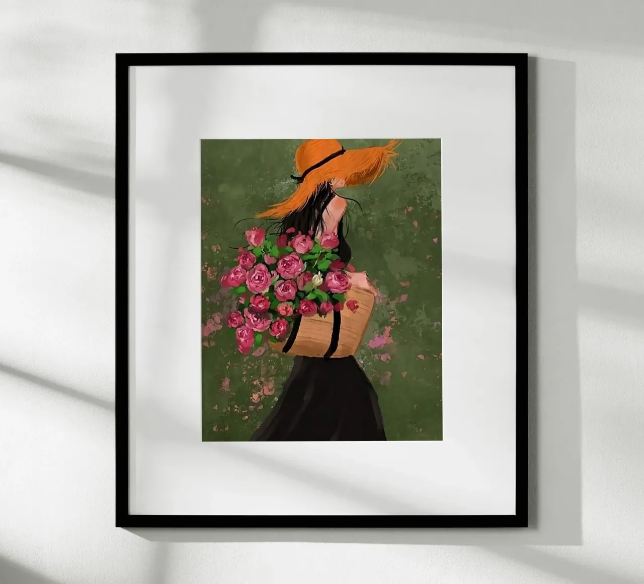 girl with flower bag poster da mardaven
