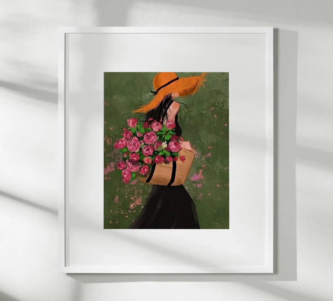 girl with flower bag poster da mardaven