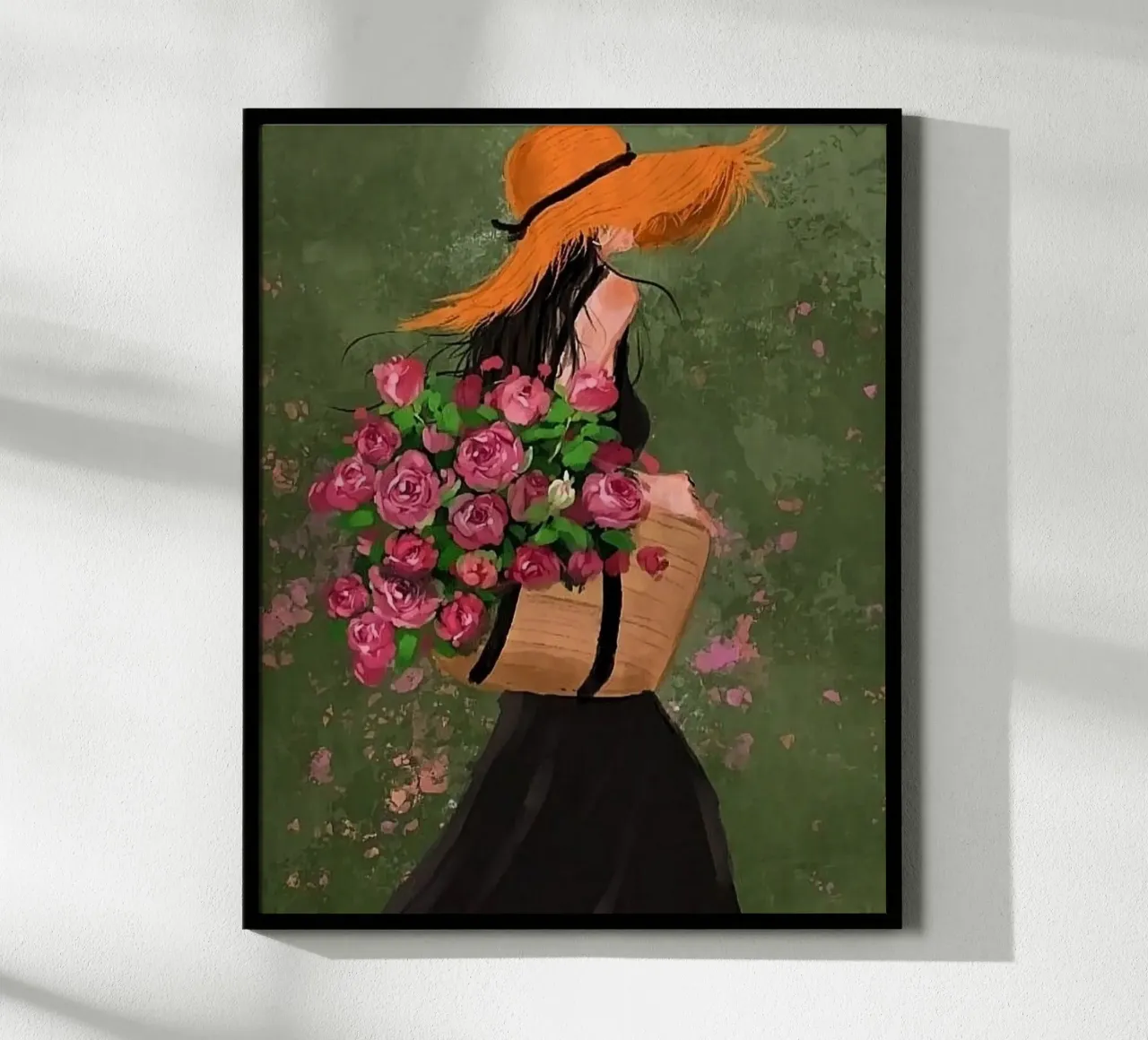 girl with flower bag poster da mardaven
