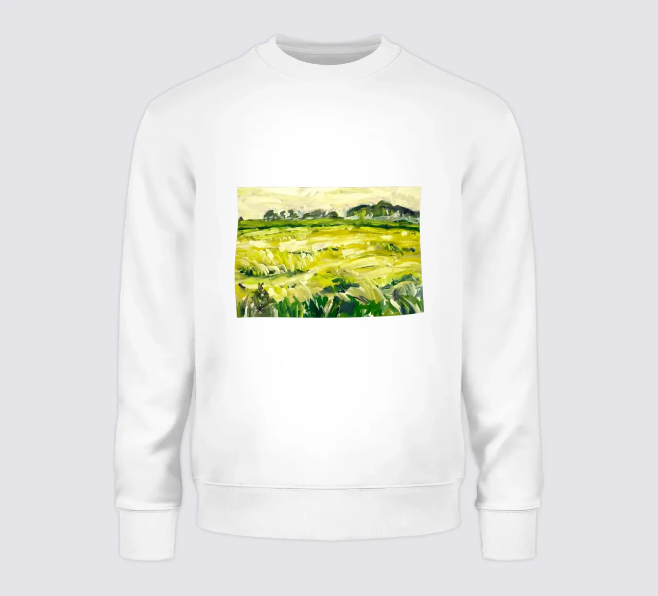Green Field felpa da mip of map