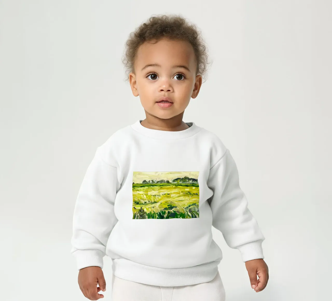 Green Field felpa neonato da mip of map