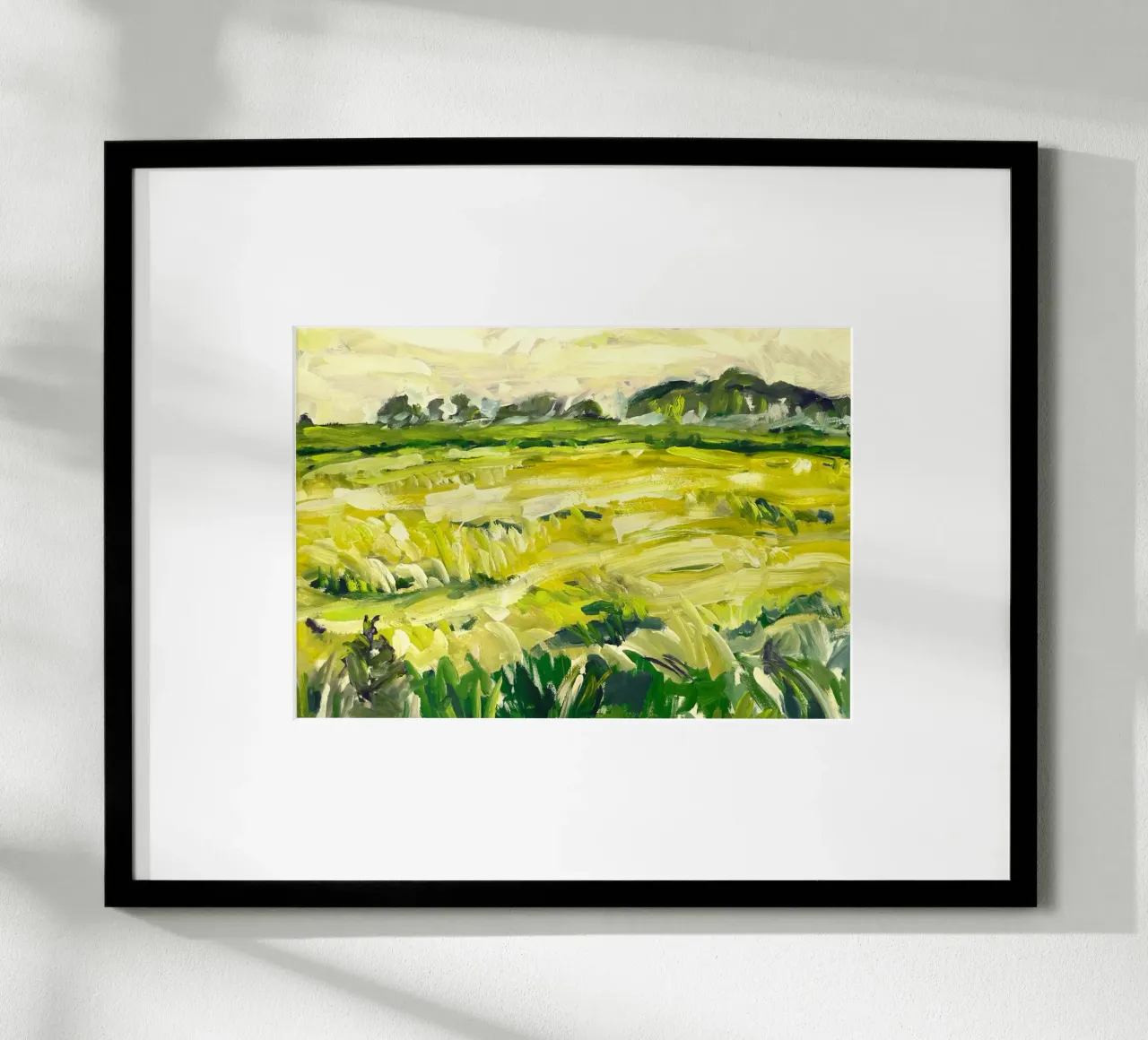 Green Field poster da mip of map