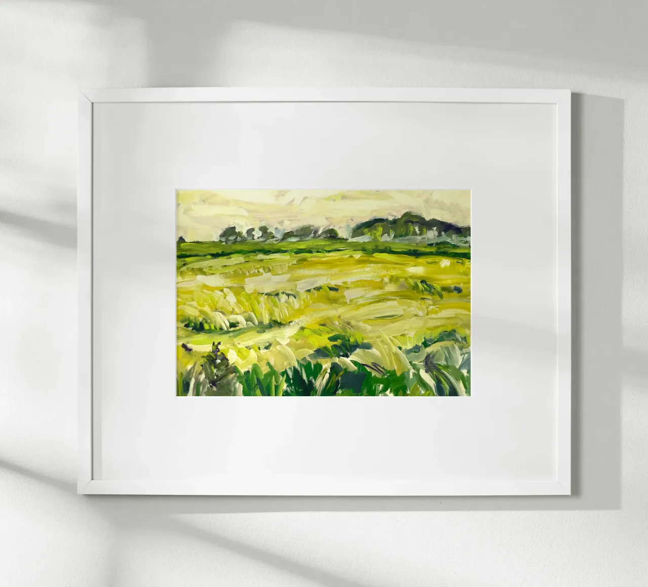 Green Field poster da mip of map