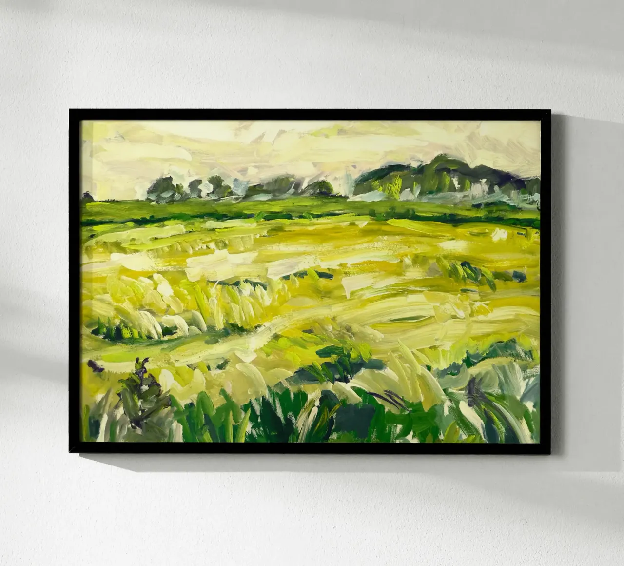 Green Field poster da mip of map
