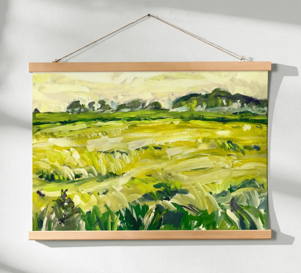Green Field poster da mip of map