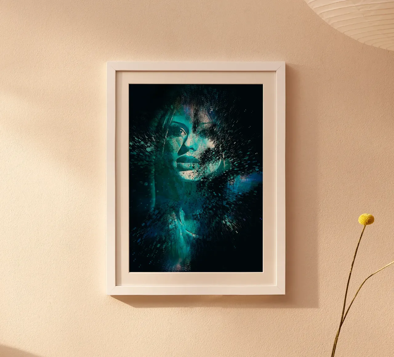 1001 disp. art. Chris Aguil poster con telaio in plastica da aank1001