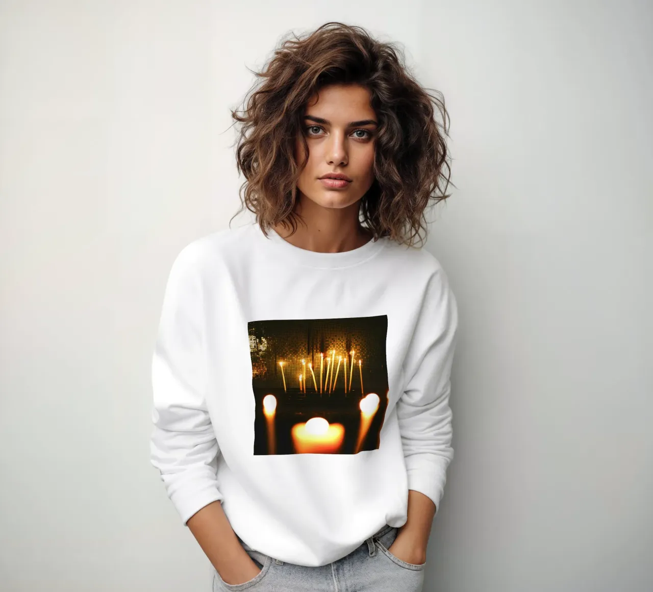The flickering candles felpa da mip of map