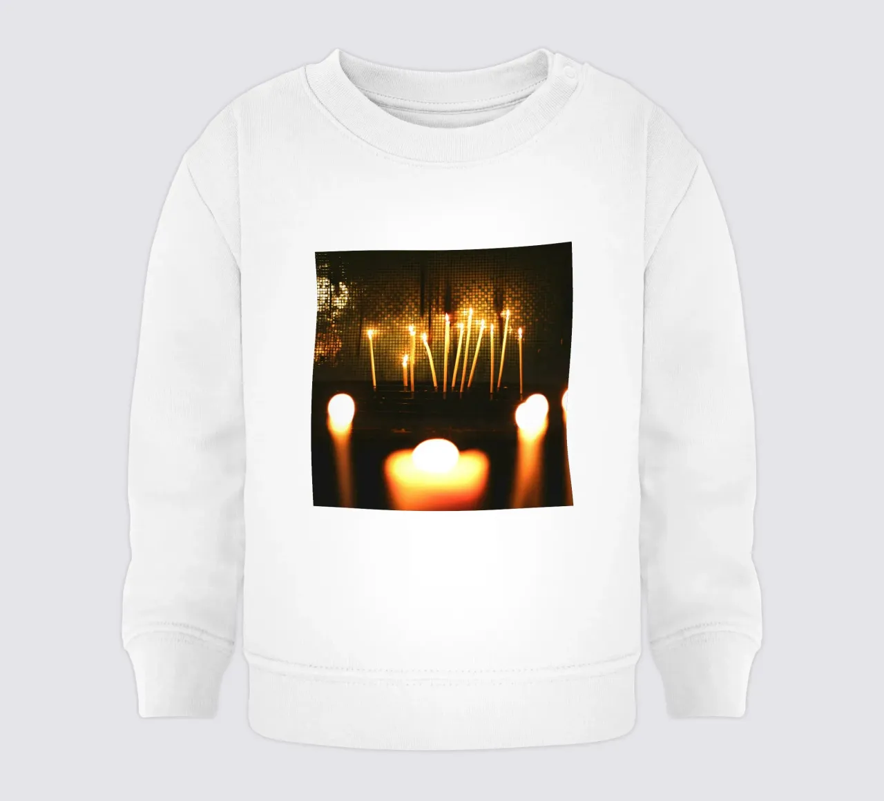 The flickering candles felpa neonato da mip of map