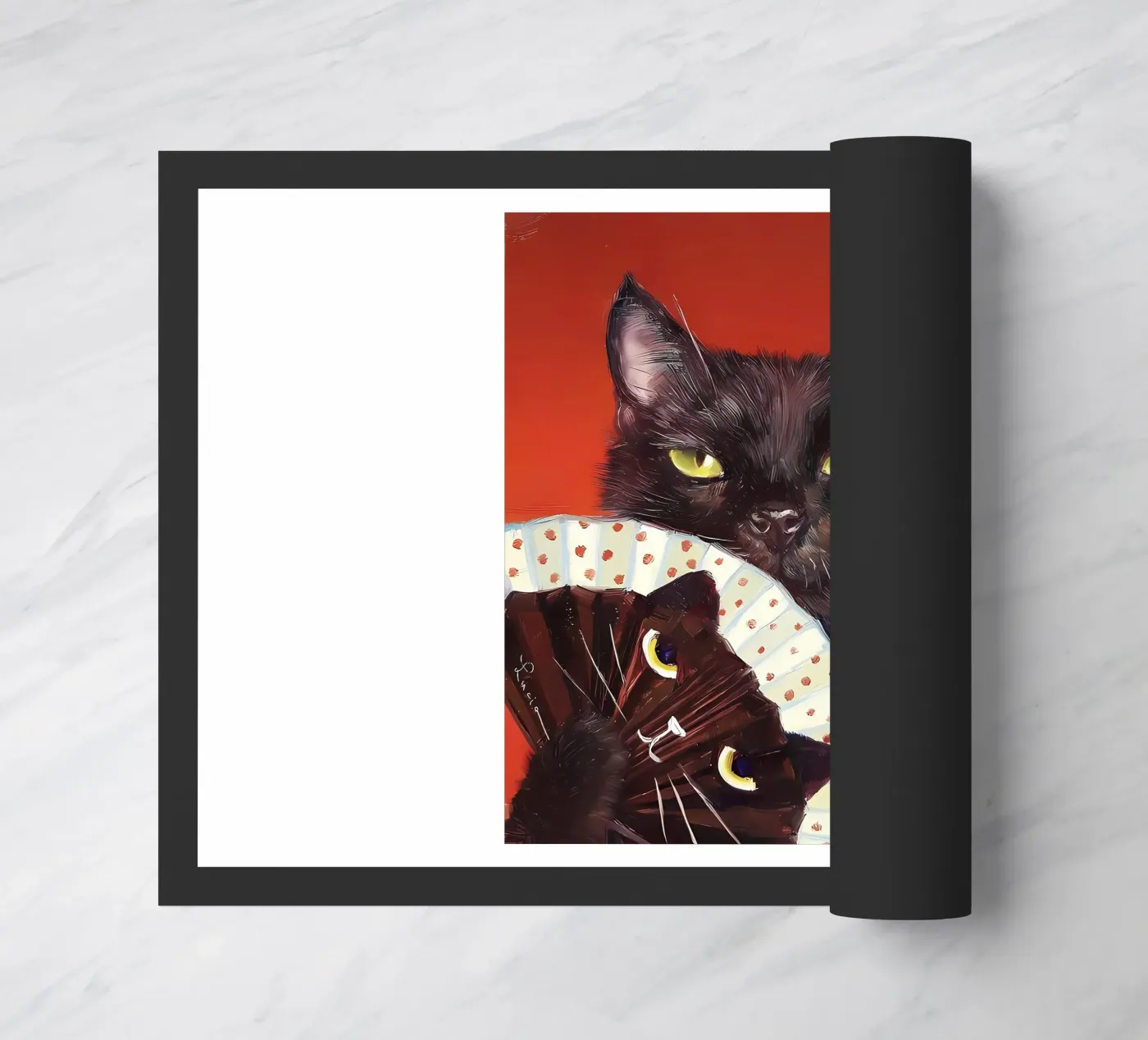 Double Trouble doormat by Arjun