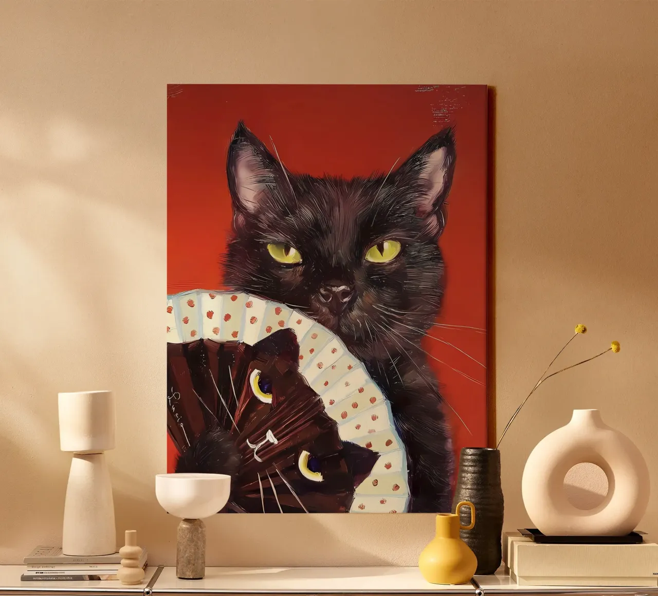 Double Trouble canvas with Floater frame by Arjun