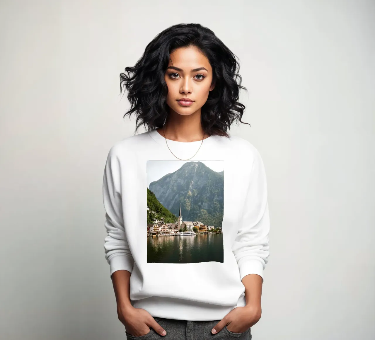 Ancient village by the river felpa da mip of map