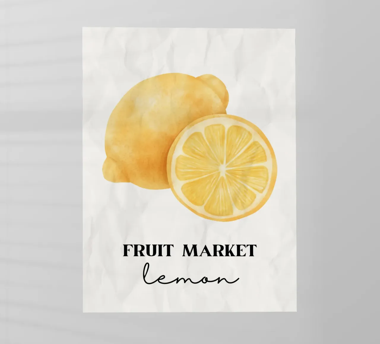 Lemon pellicola backlit da PinkCandyWalls