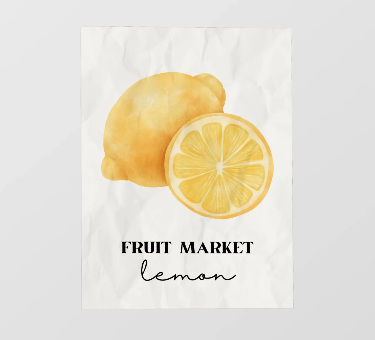 Lemon pellicola backlit da PinkCandyWalls