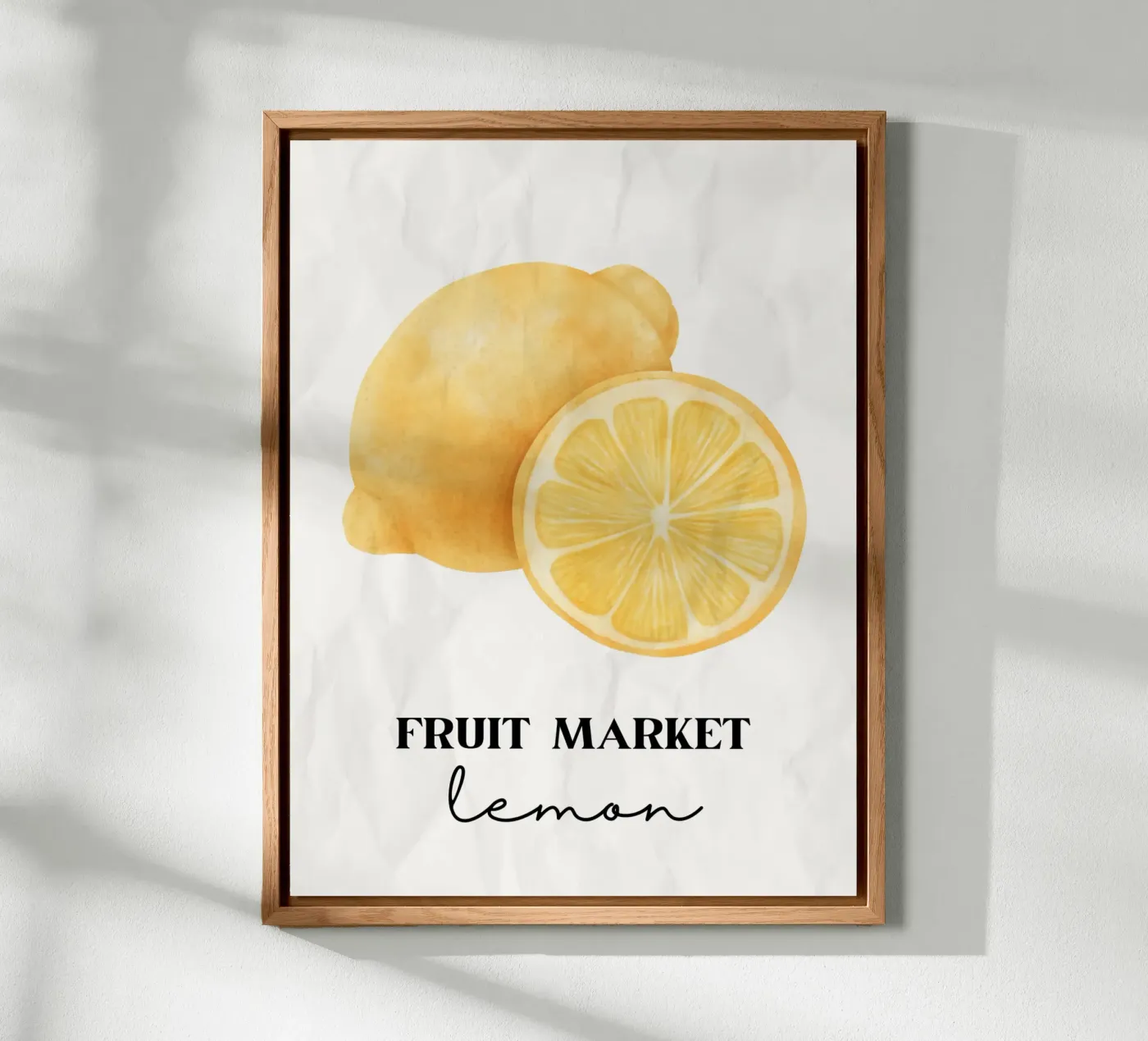 Lemon alluminio dibond da PinkCandyWalls