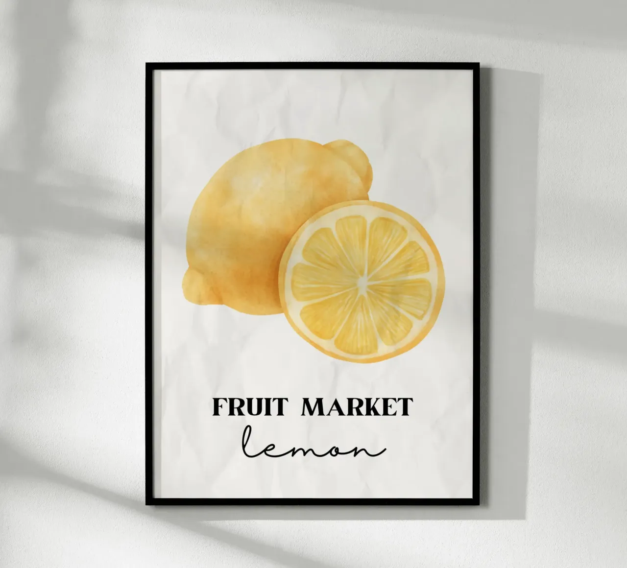 Lemon poster van PinkCandyWalls