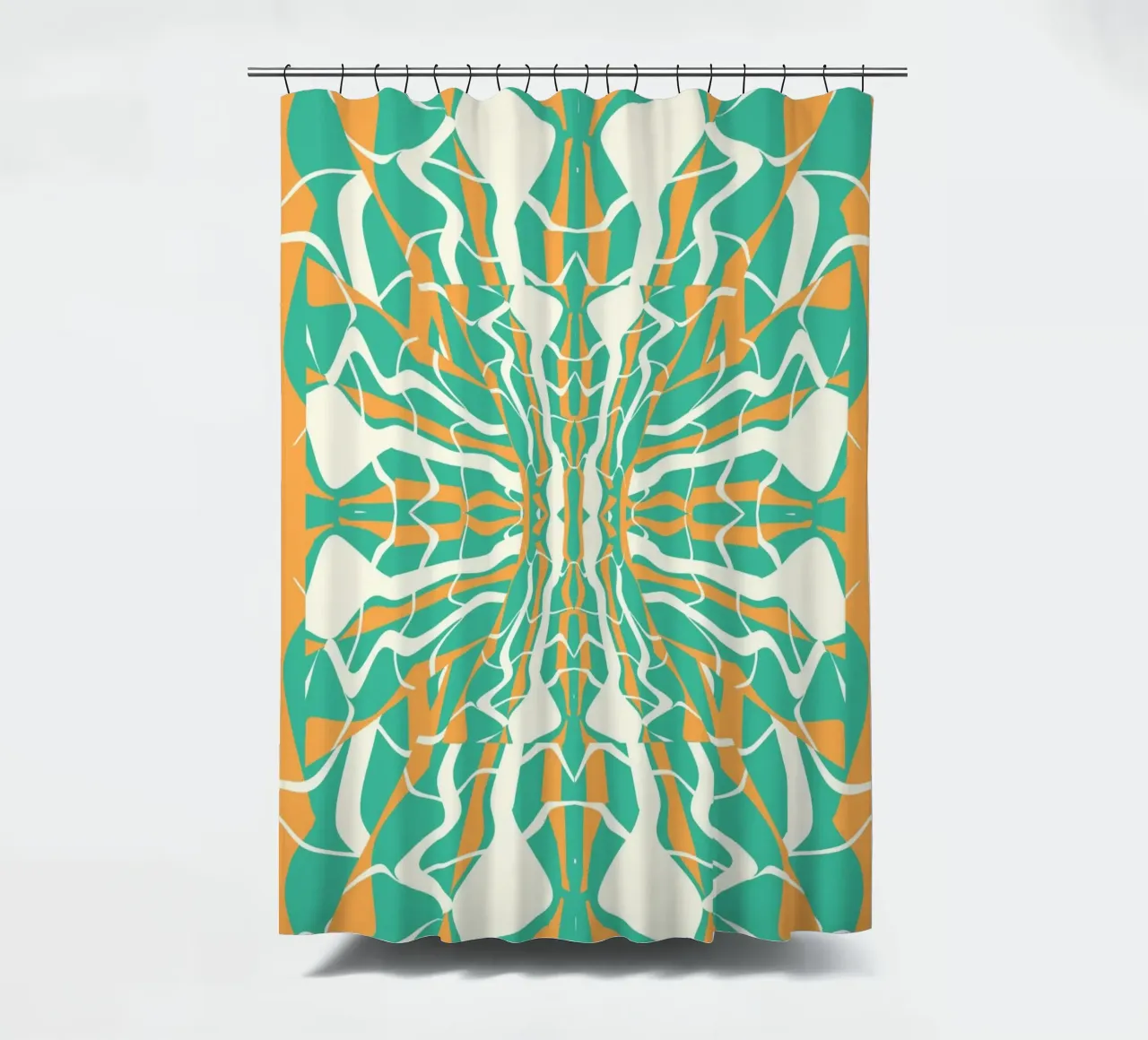 Bizarre Muster 08 Duschvorhang von Little Dean