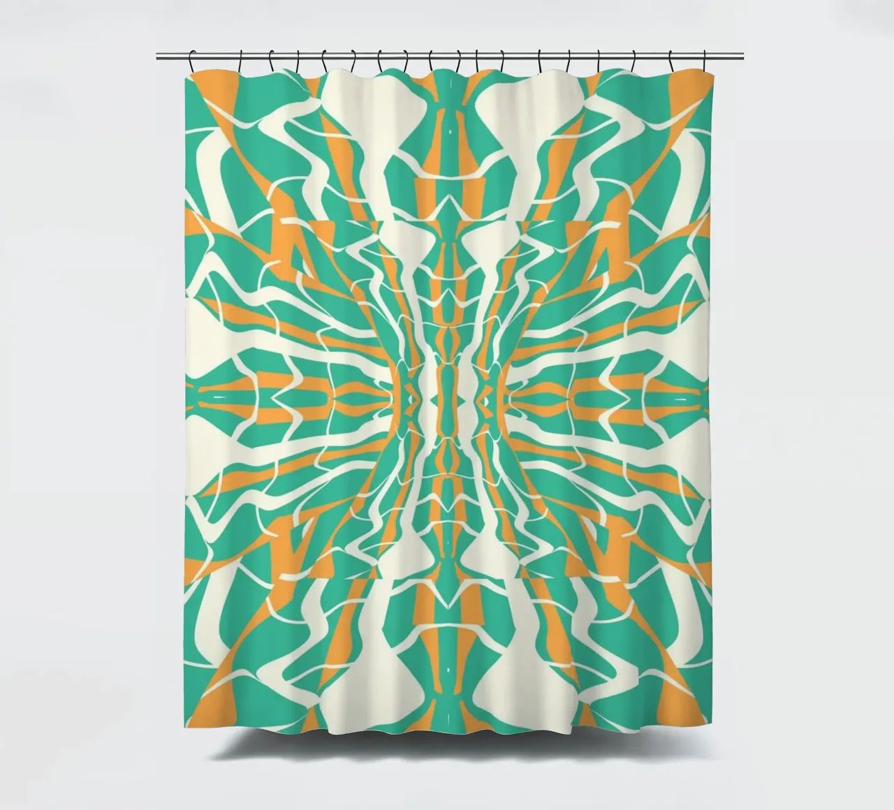 Bizarre Muster 08 Duschvorhang von Little Dean