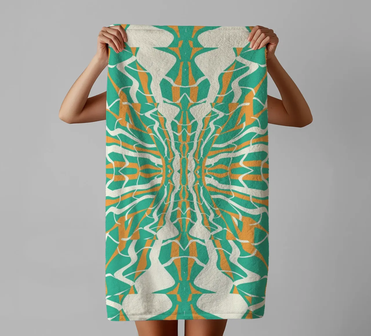 Bizarre Pattern 08 towel by Little Dean