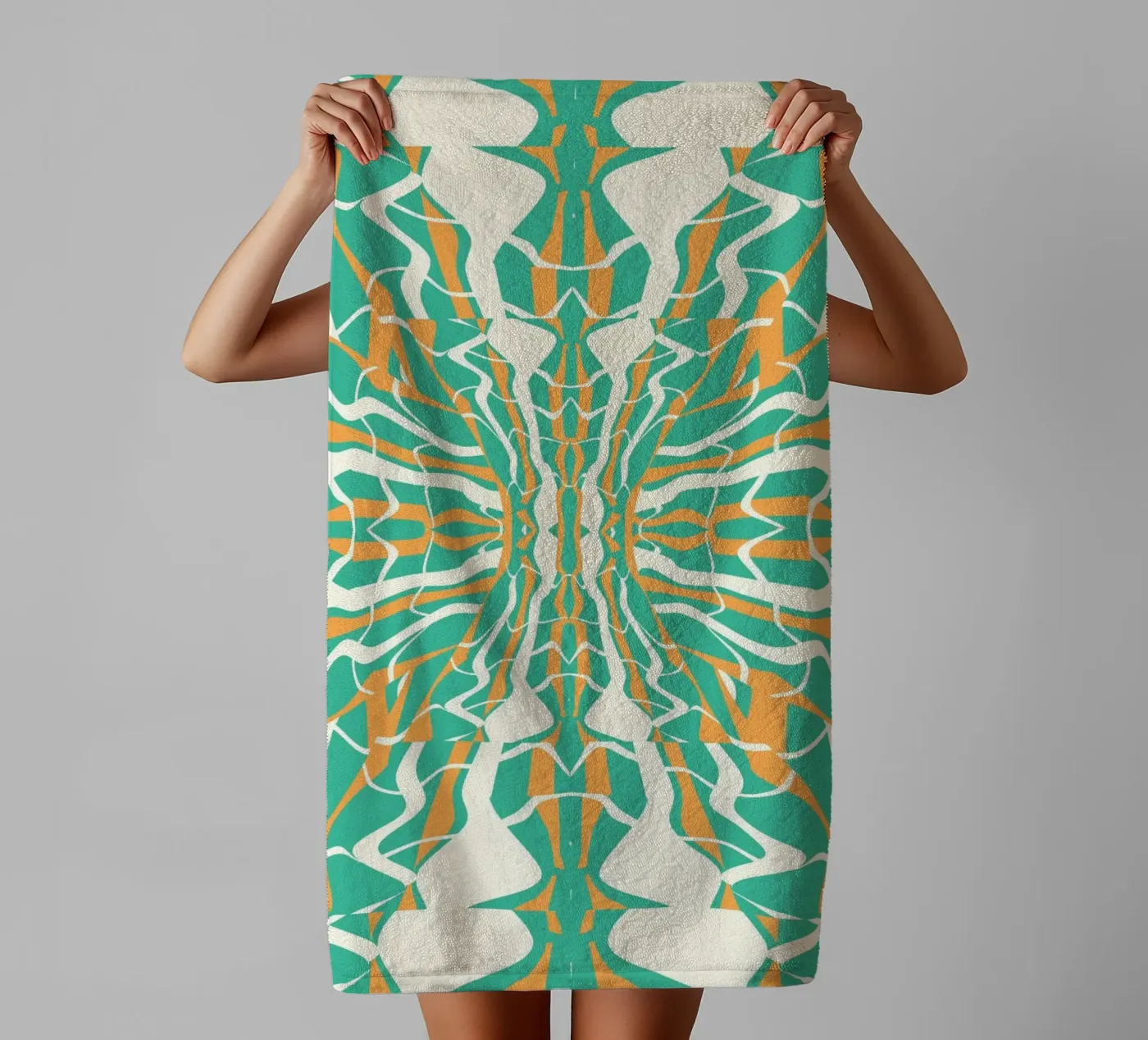 Bizarre Pattern 08 towel by Little Dean